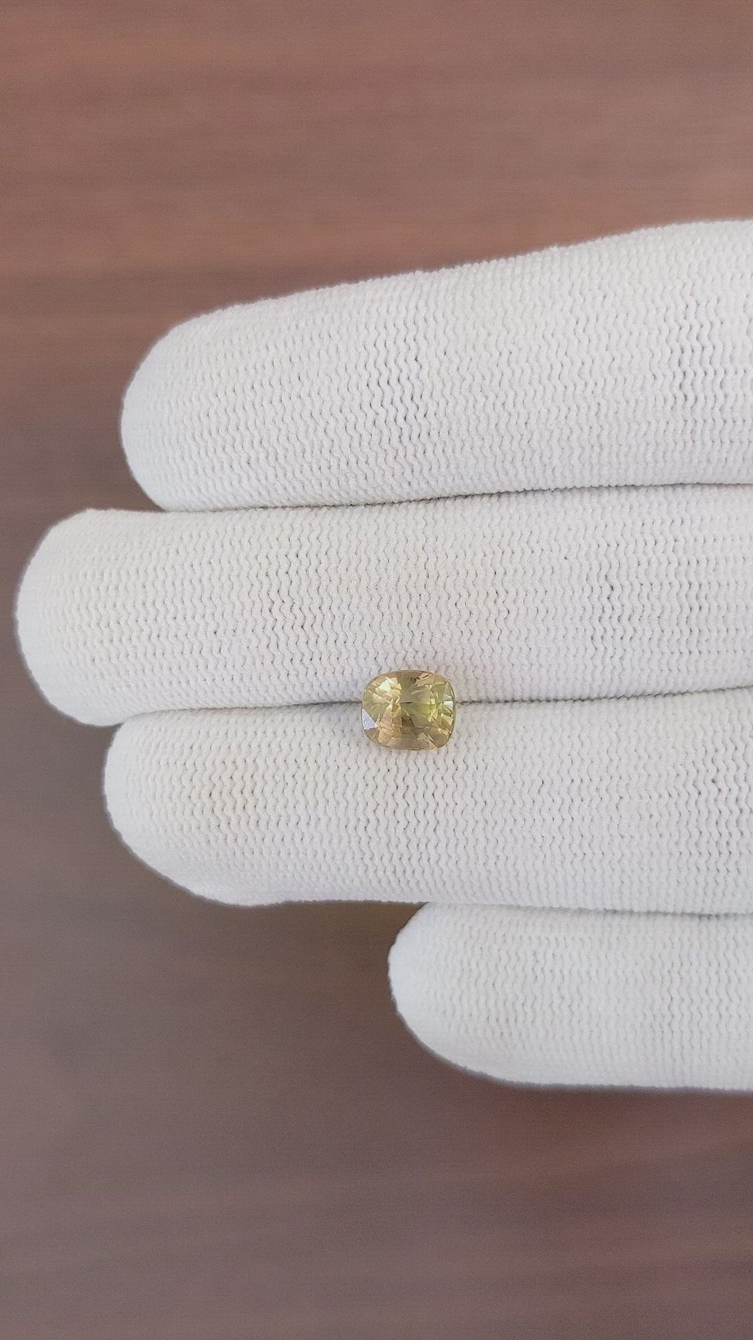 2.00 Ct. Peach Sapphire from Madagascar Size Video