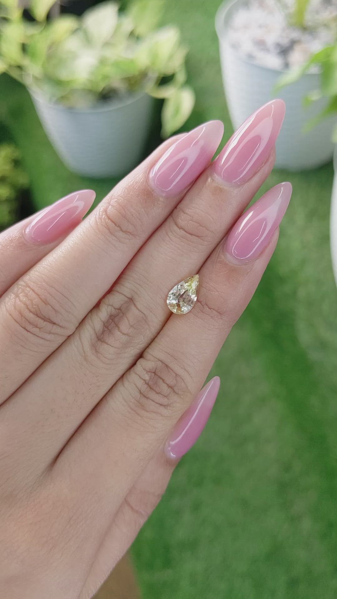 1.48 Ct. Yellow Sapphire from Ceylon (Sri Lanka) Size Video