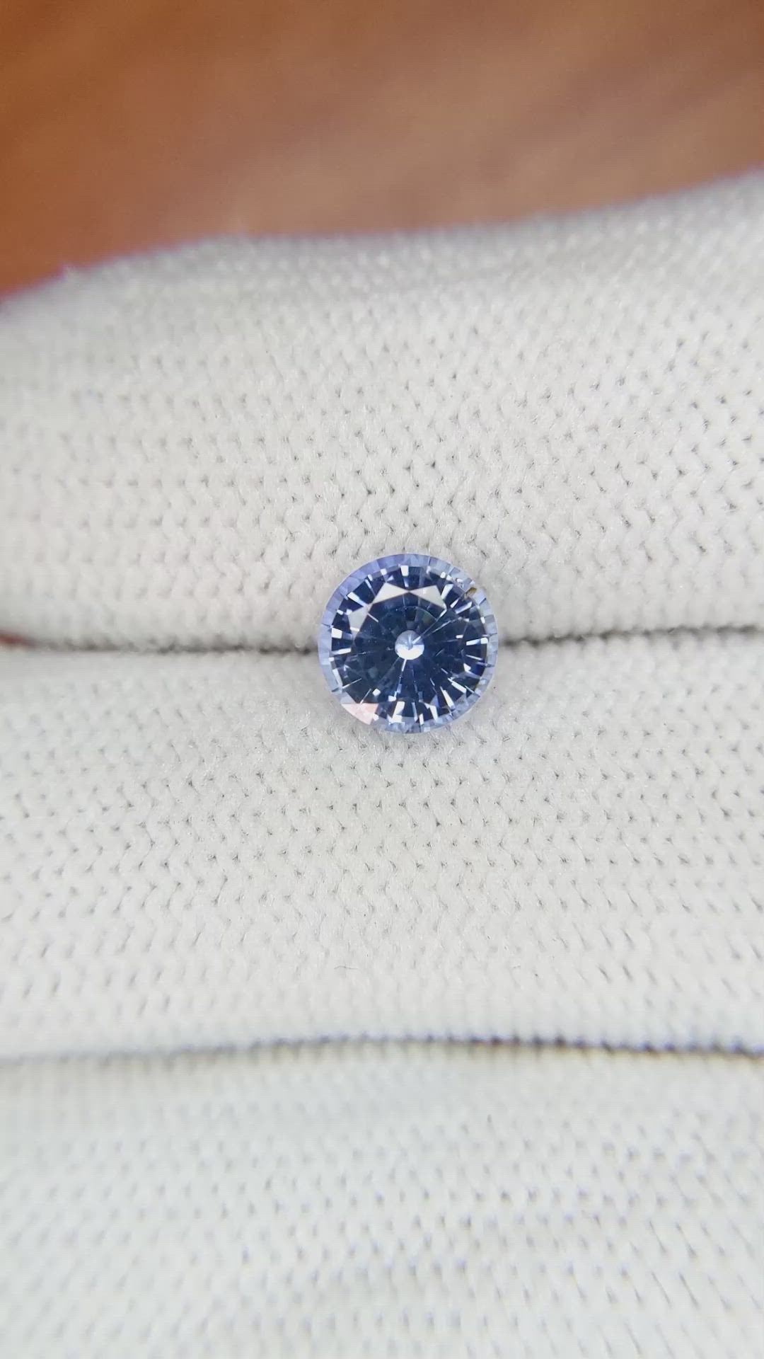 1.59 Ct. Blue Sapphire from Ceylon (Sri Lanka) Size Video