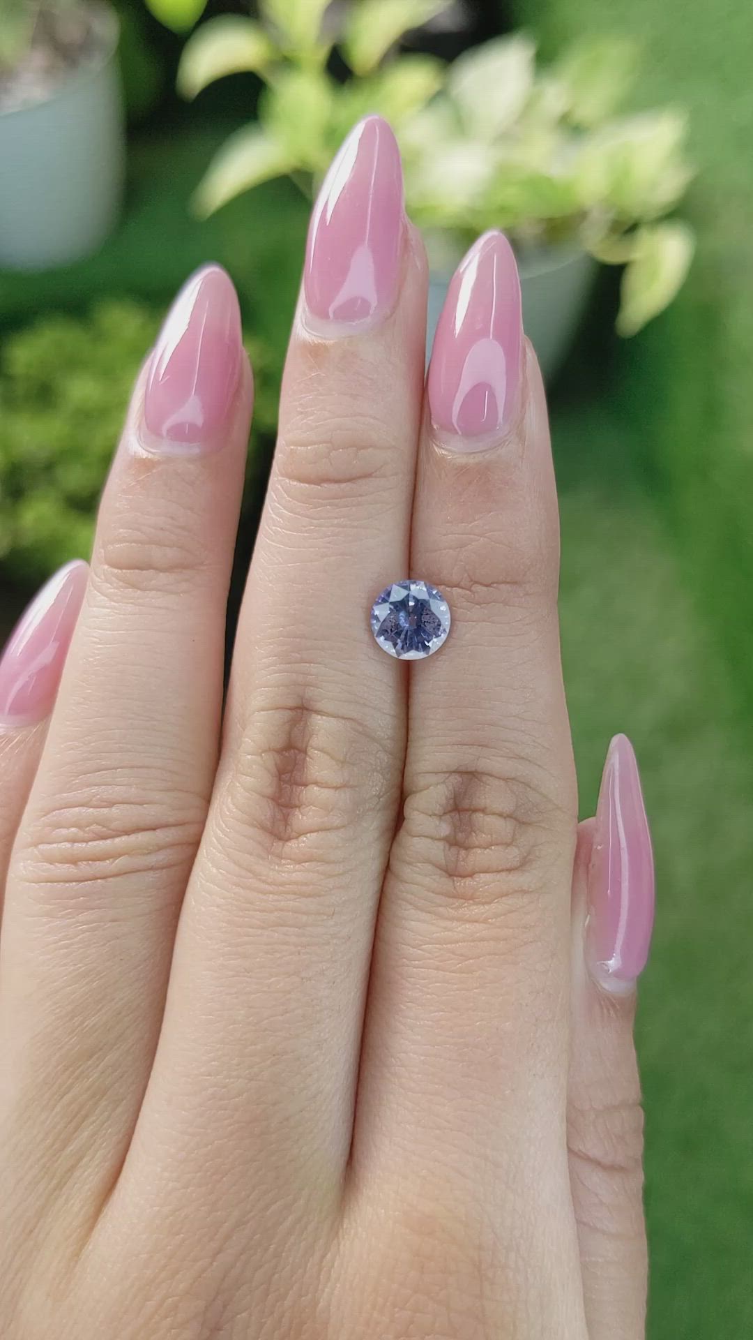 1.59 Ct. Blue Sapphire from Ceylon (Sri Lanka) Size Video