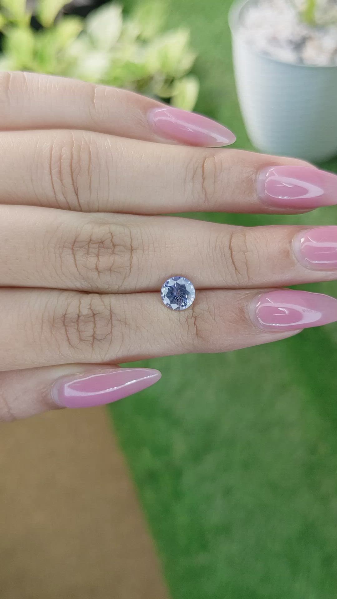 1.59 Ct. Blue Sapphire from Ceylon (Sri Lanka) Size Video