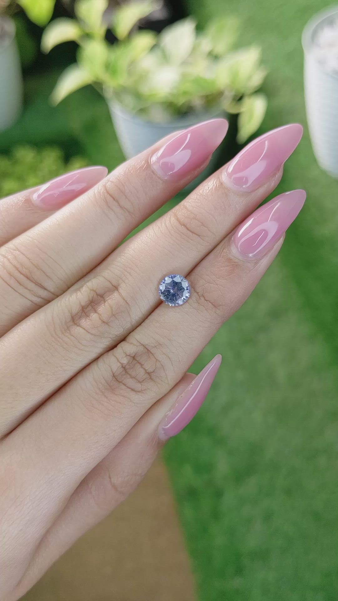 1.59 Ct. Blue Sapphire from Ceylon (Sri Lanka) Size Video