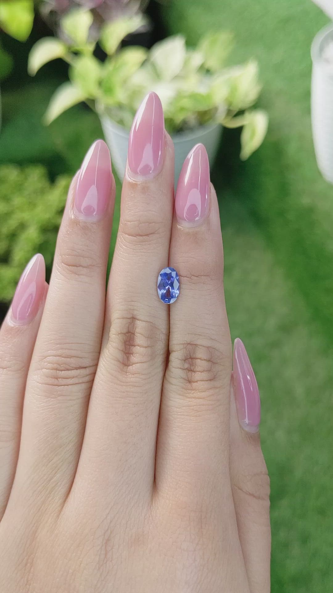 1.20 Ct. Blue Sapphire from Ceylon (Sri Lanka) Size Video