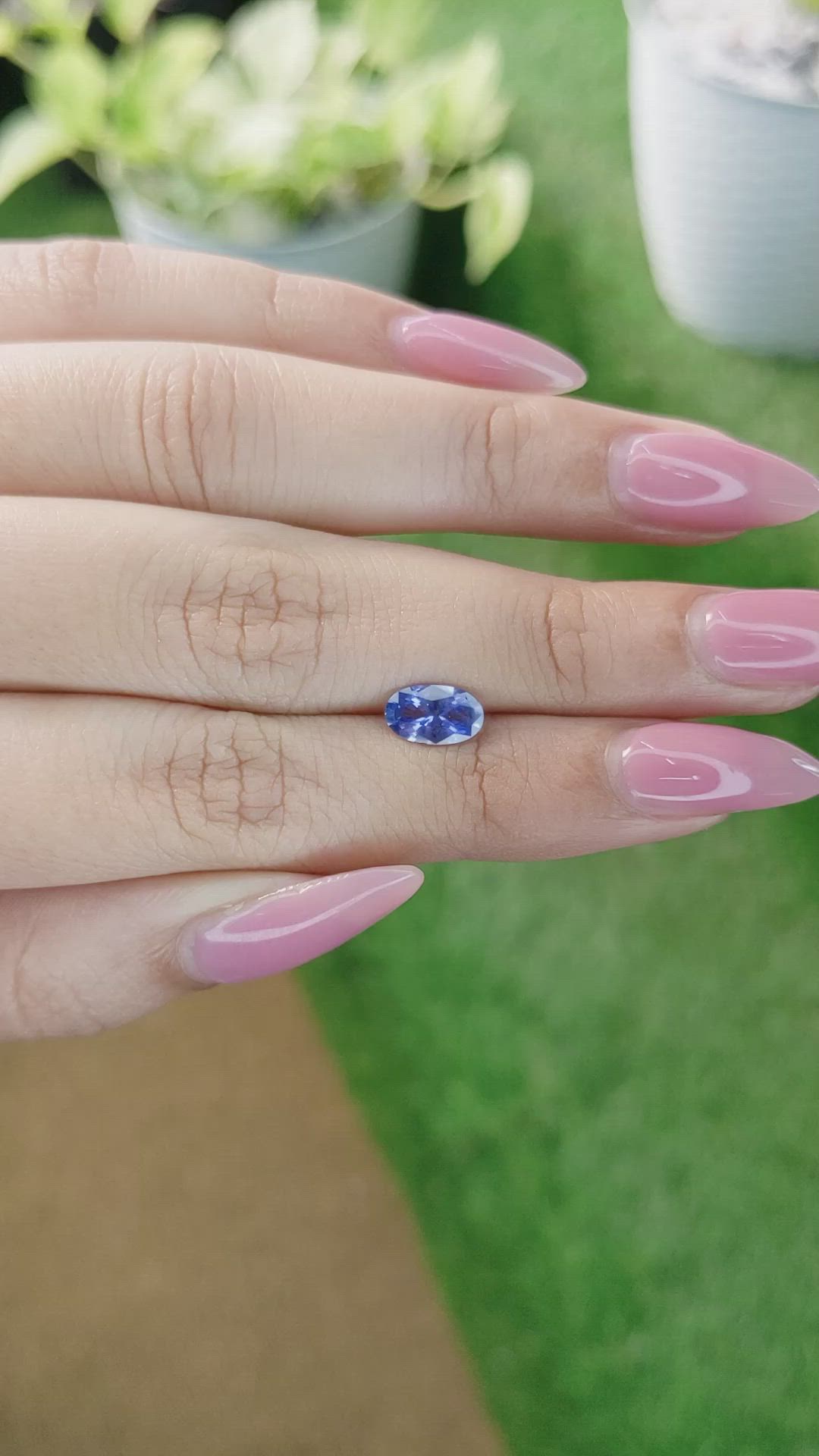 1.20 Ct. Blue Sapphire from Ceylon (Sri Lanka) Size Video