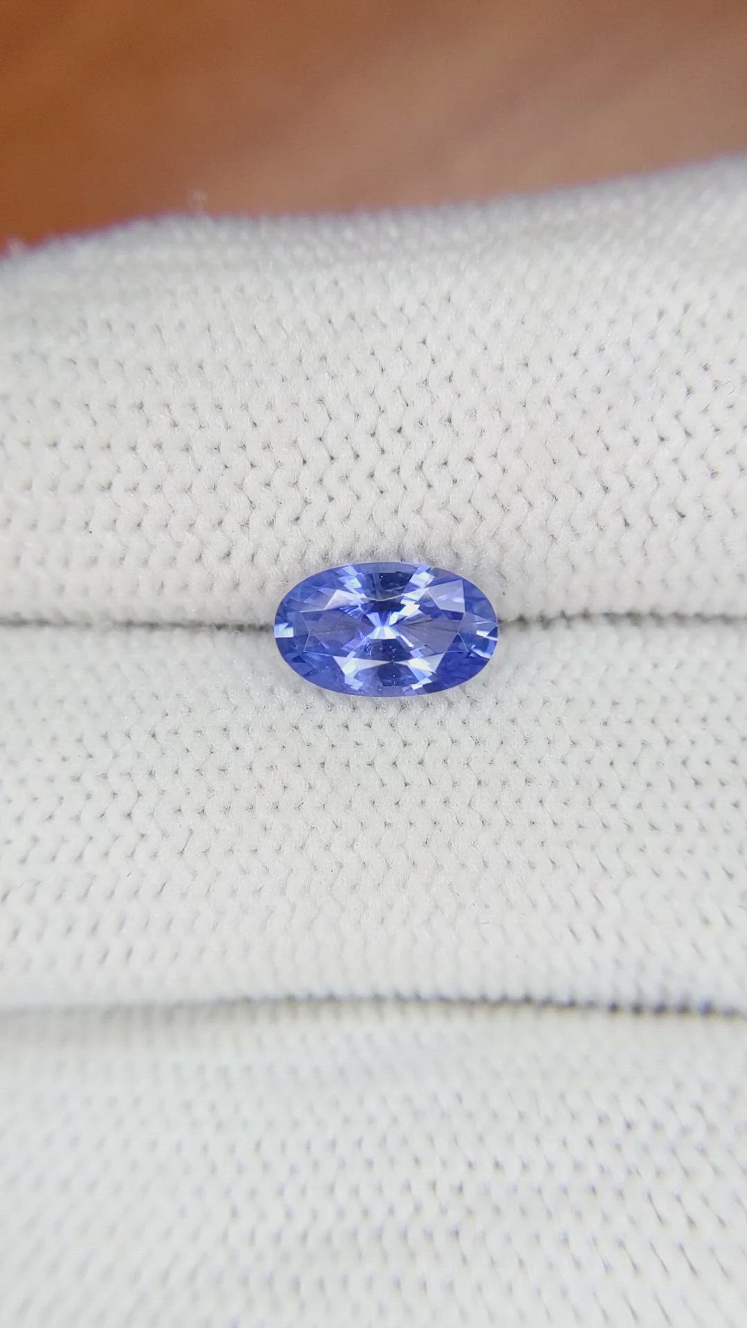 1.20 Ct. Blue Sapphire from Ceylon (Sri Lanka) Size Video