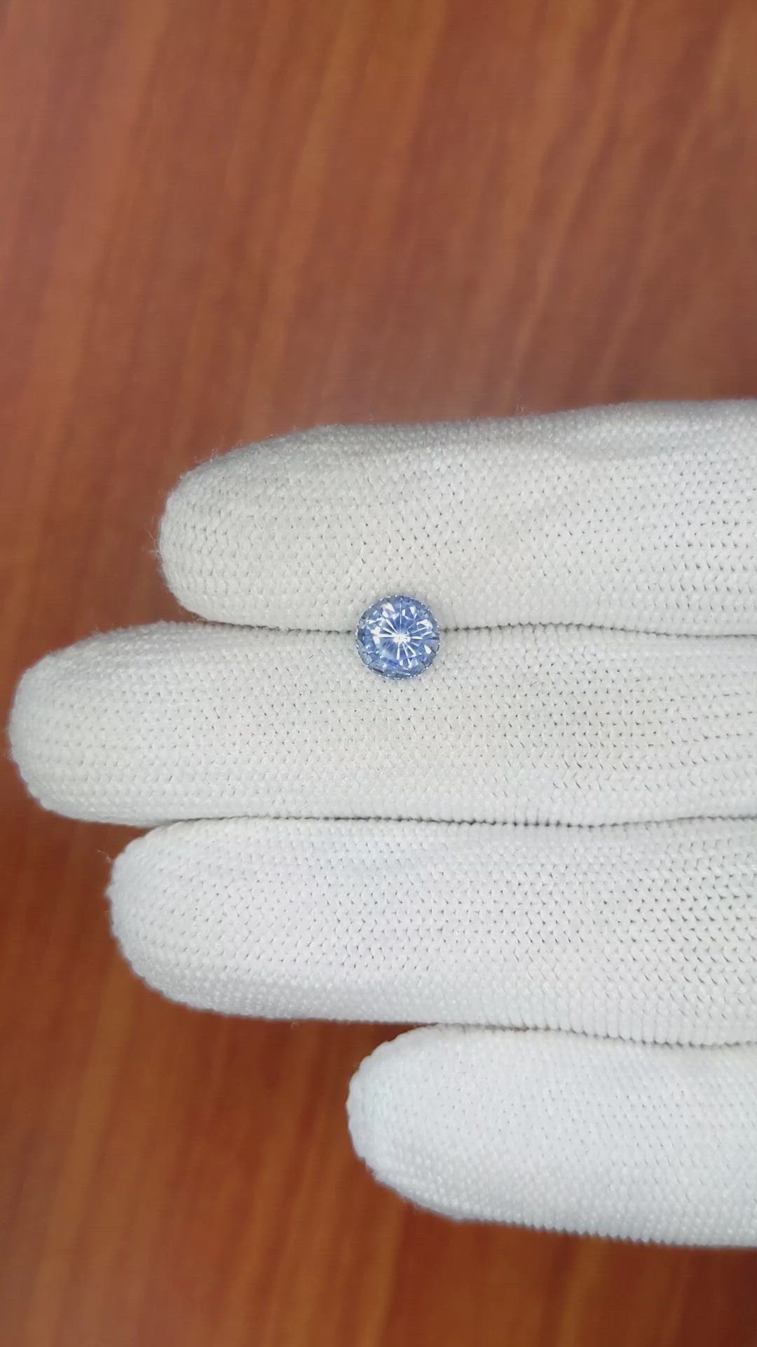 1.53 Ct. Blue Sapphire from Ceylon (Sri Lanka) Size Video
