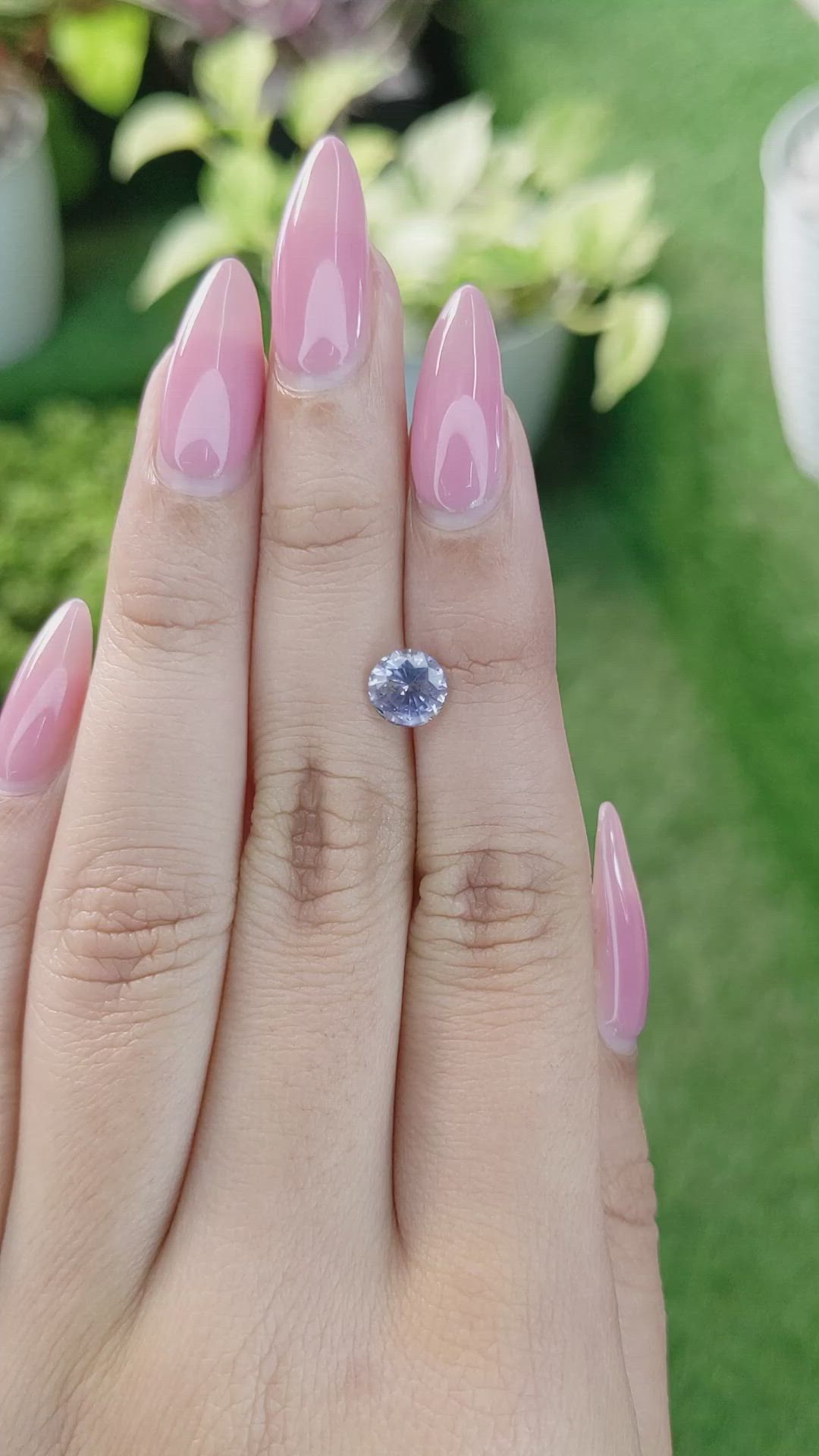 1.53 Ct. Blue Sapphire from Ceylon (Sri Lanka) Size Video