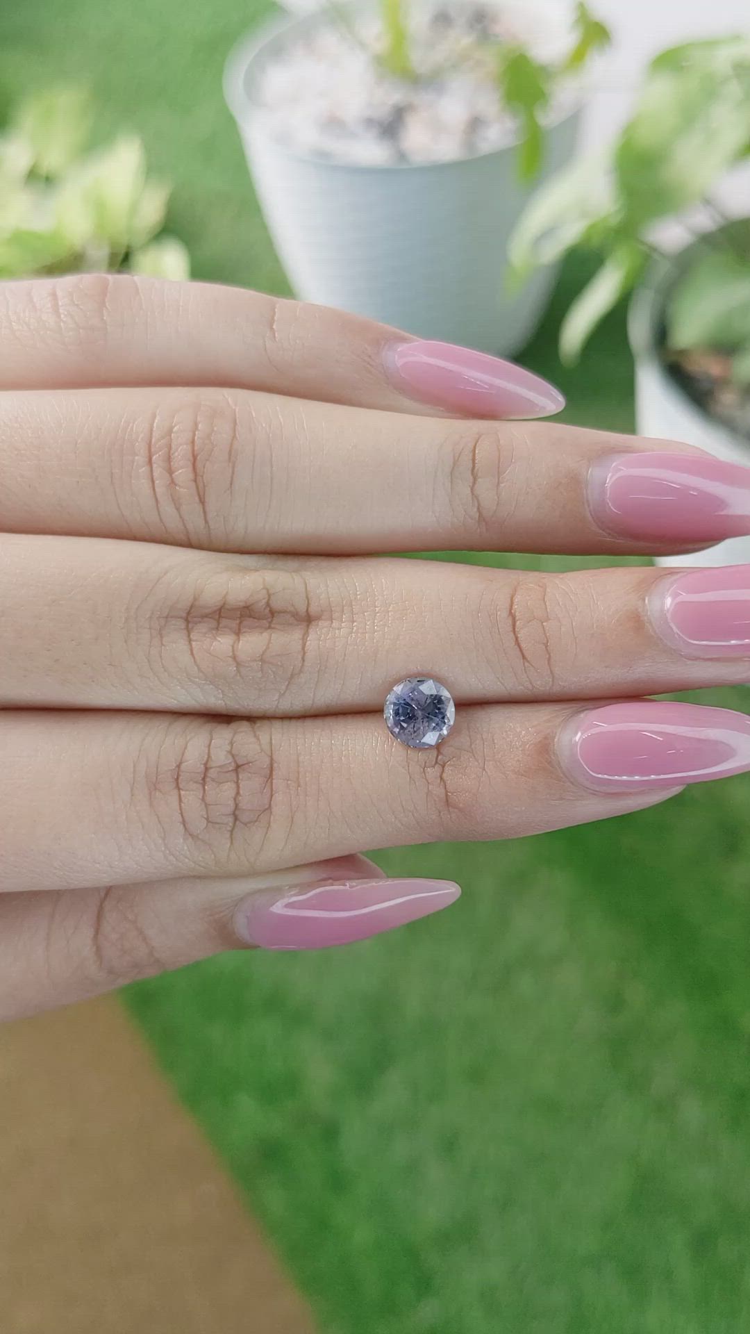 1.53 Ct. Blue Sapphire from Ceylon (Sri Lanka) Size Video