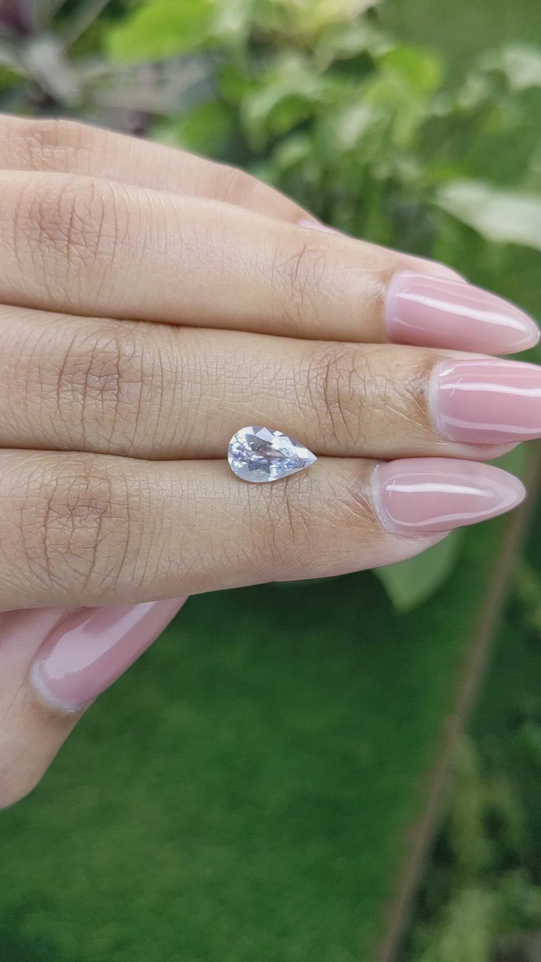 1.59 Ct. Blue Sapphire from Ceylon (Sri Lanka) Size Video