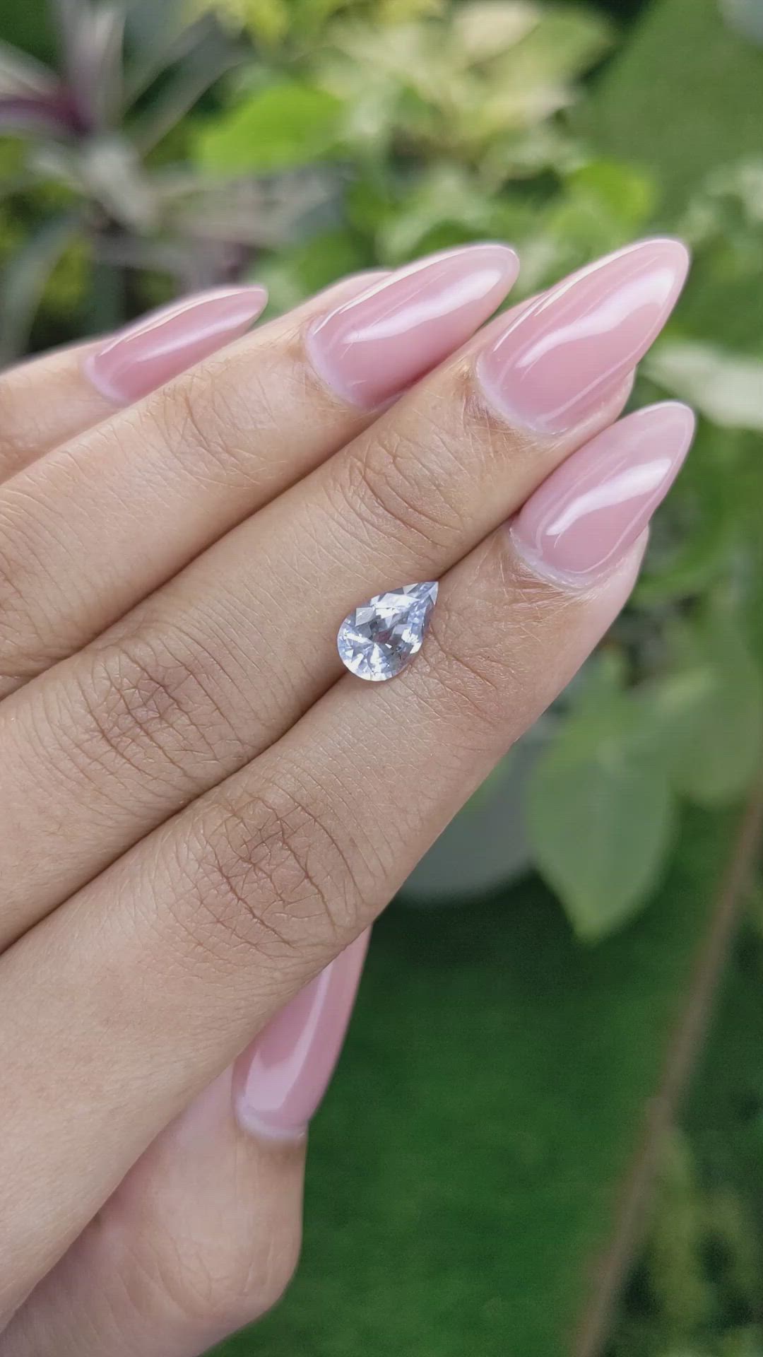 1.59 Ct. Blue Sapphire from Ceylon (Sri Lanka) Size Video