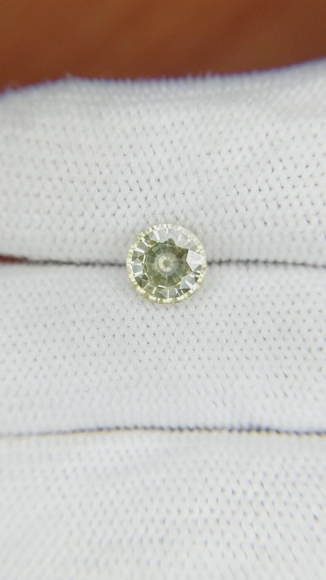 1.76 Ct. Yellow Sapphire from Ceylon (Sri Lanka) Size Video