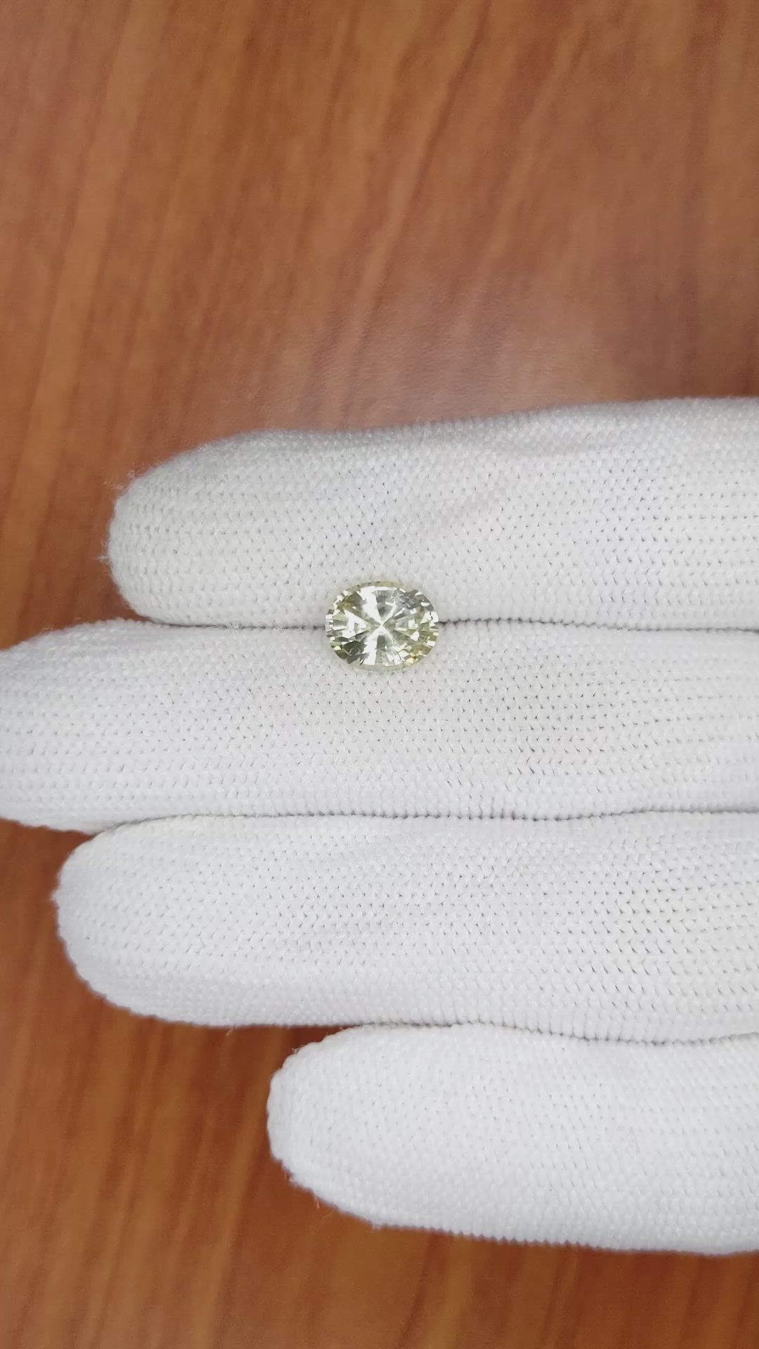 2.33 Ct. Yellow Sapphire from Ceylon (Sri Lanka) Size Video