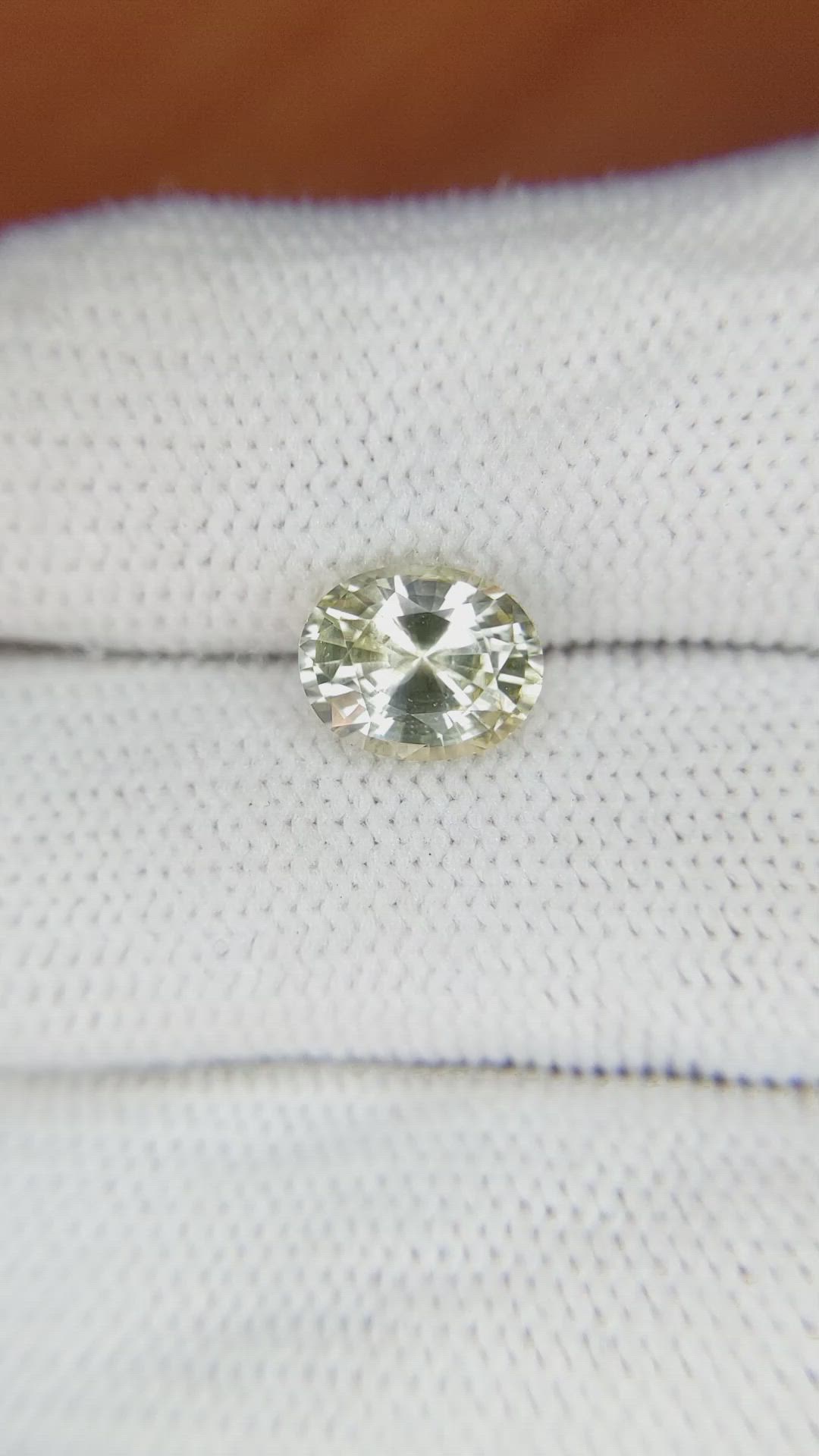 2.33 Ct. Yellow Sapphire from Ceylon (Sri Lanka) Size Video