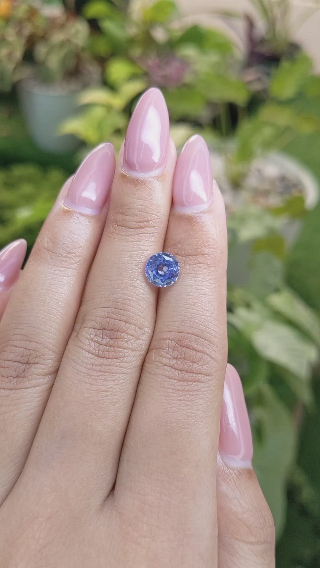 1.91 Ct. Blue Sapphire from Ceylon (Sri Lanka) Size Video