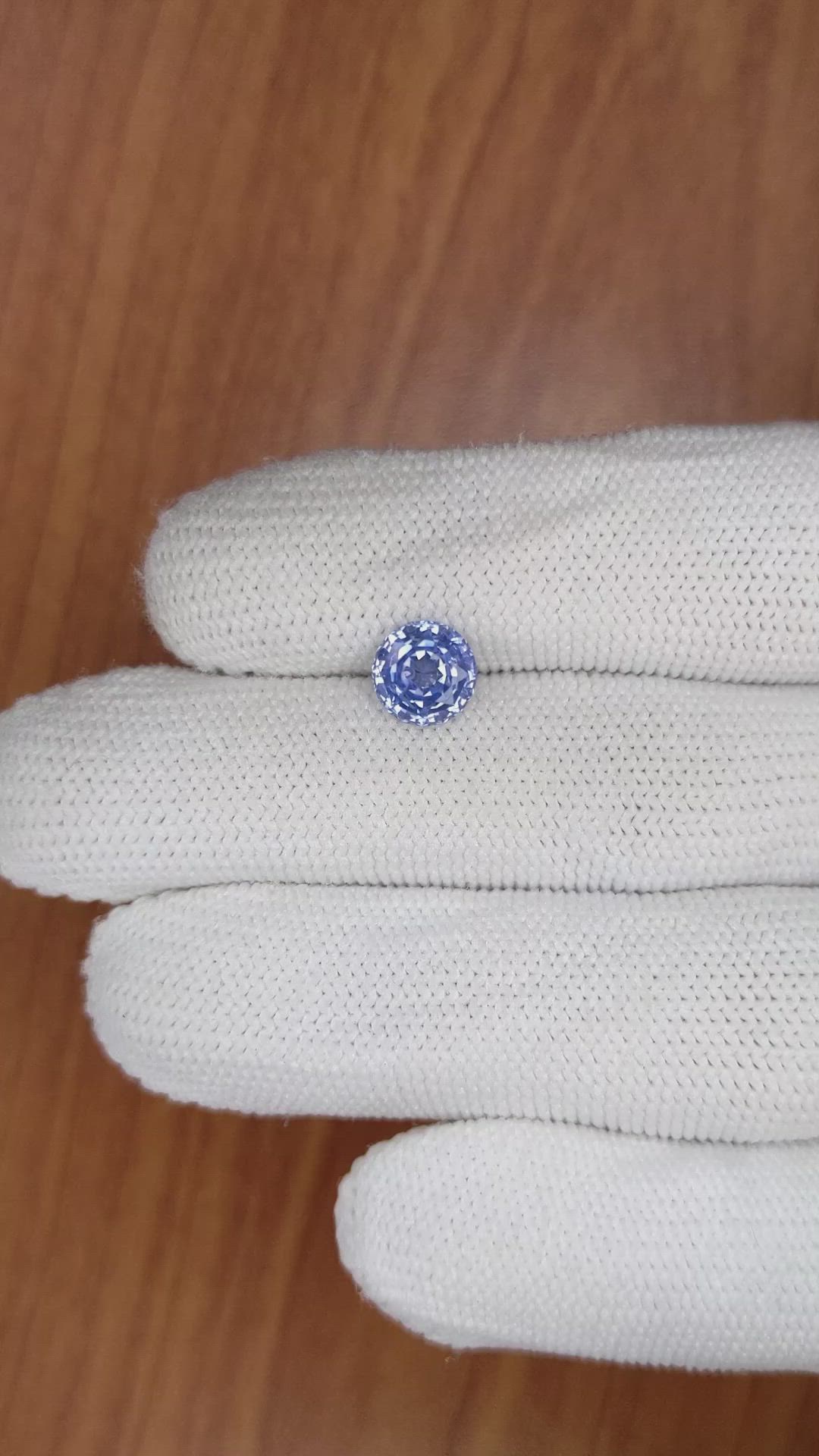 1.91 Ct. Blue Sapphire from Ceylon (Sri Lanka) Size Video