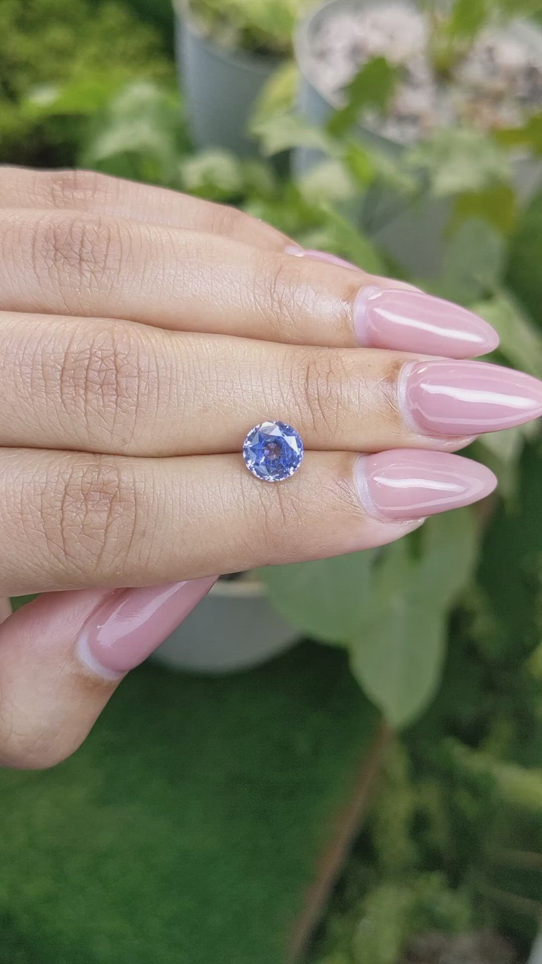 1.91 Ct. Blue Sapphire from Ceylon (Sri Lanka) Size Video