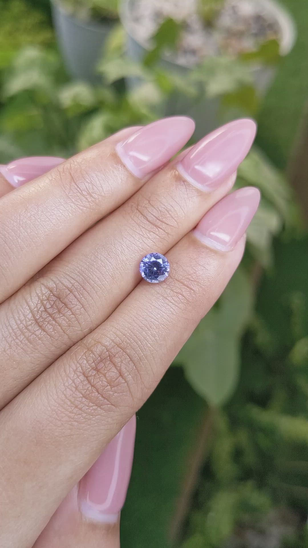 1.20 Ct. Blue Sapphire from Ceylon (Sri Lanka) Size Video