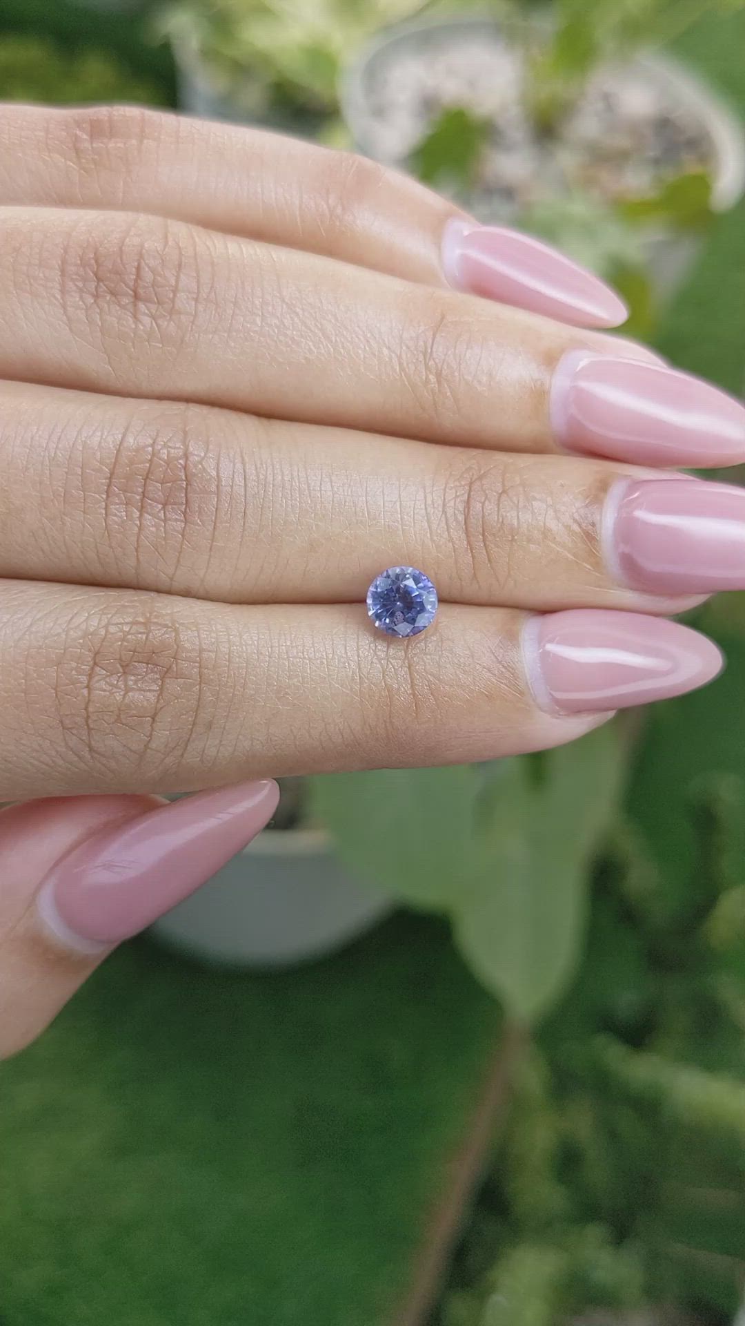 1.20 Ct. Blue Sapphire from Ceylon (Sri Lanka) Size Video