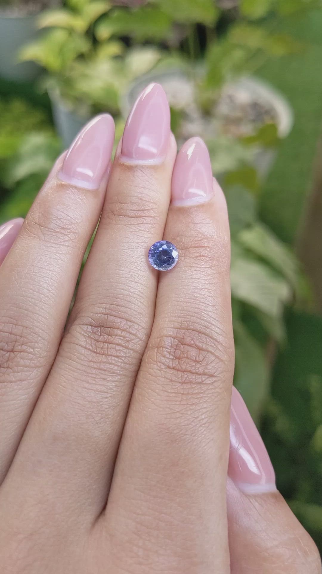 1.20 Ct. Blue Sapphire from Ceylon (Sri Lanka) Size Video