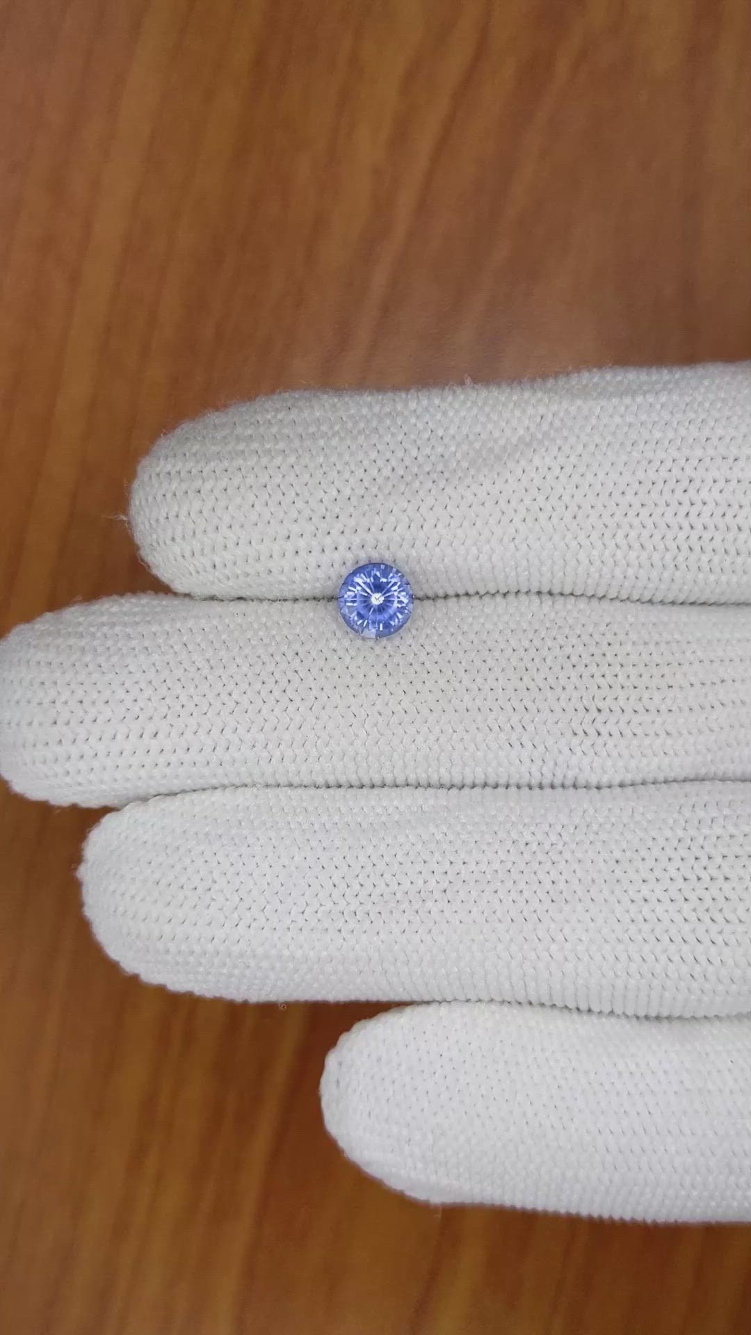 1.20 Ct. Blue Sapphire from Ceylon (Sri Lanka) Size Video