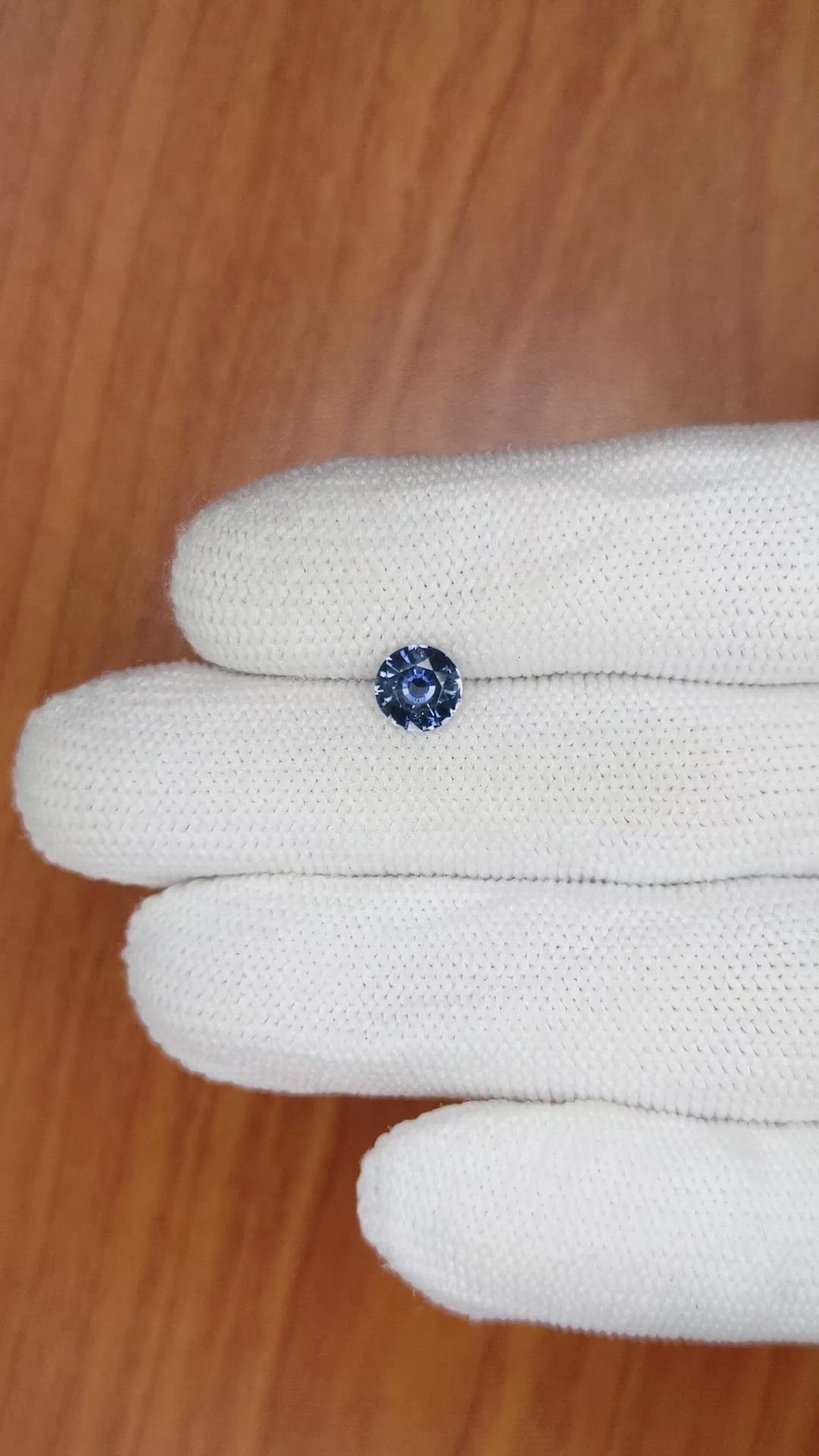 0.91 Ct. Blue Sapphire from Ceylon (Sri Lanka) Size Video