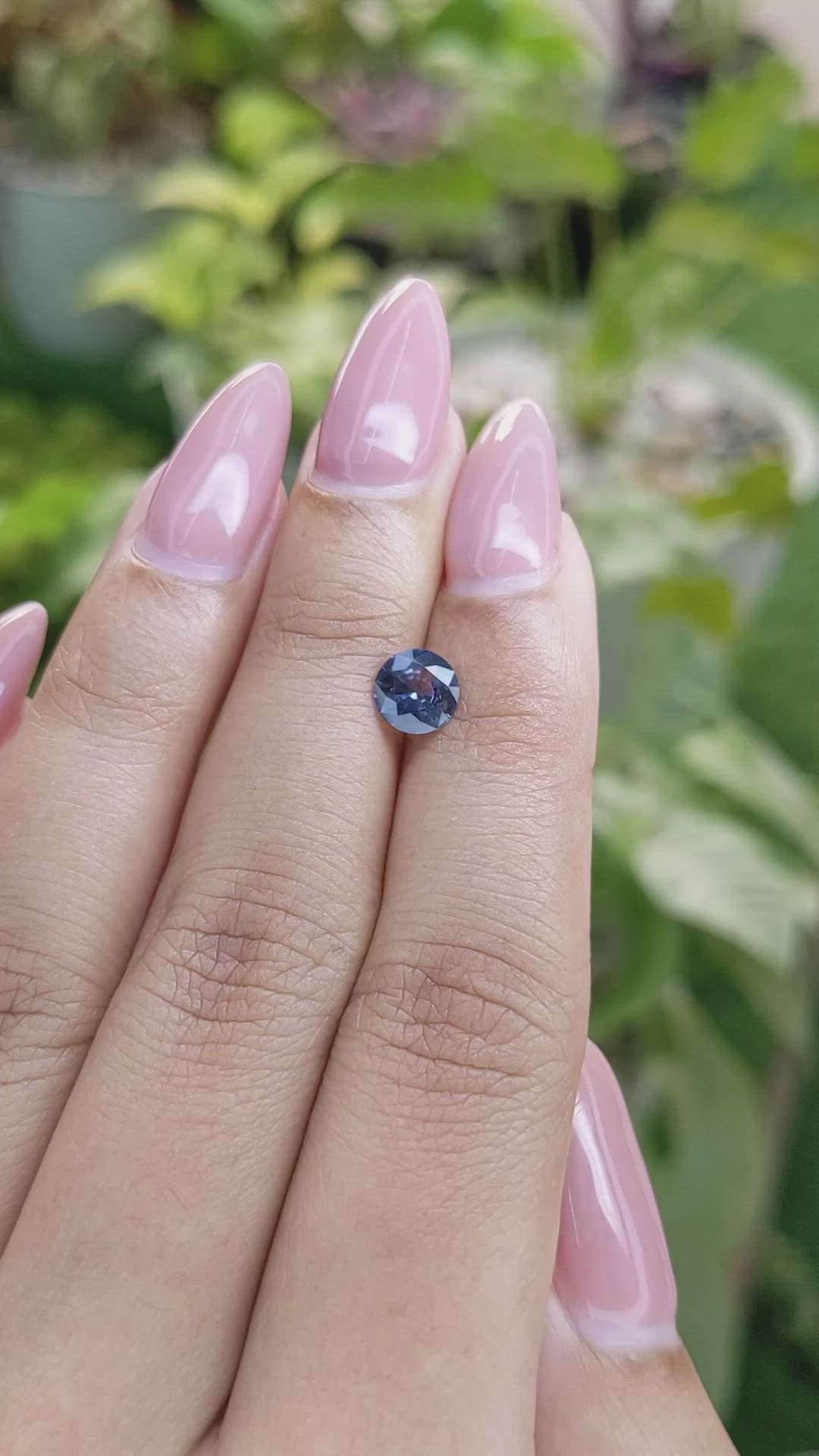 0.91 Ct. Blue Sapphire from Ceylon (Sri Lanka) Size Video