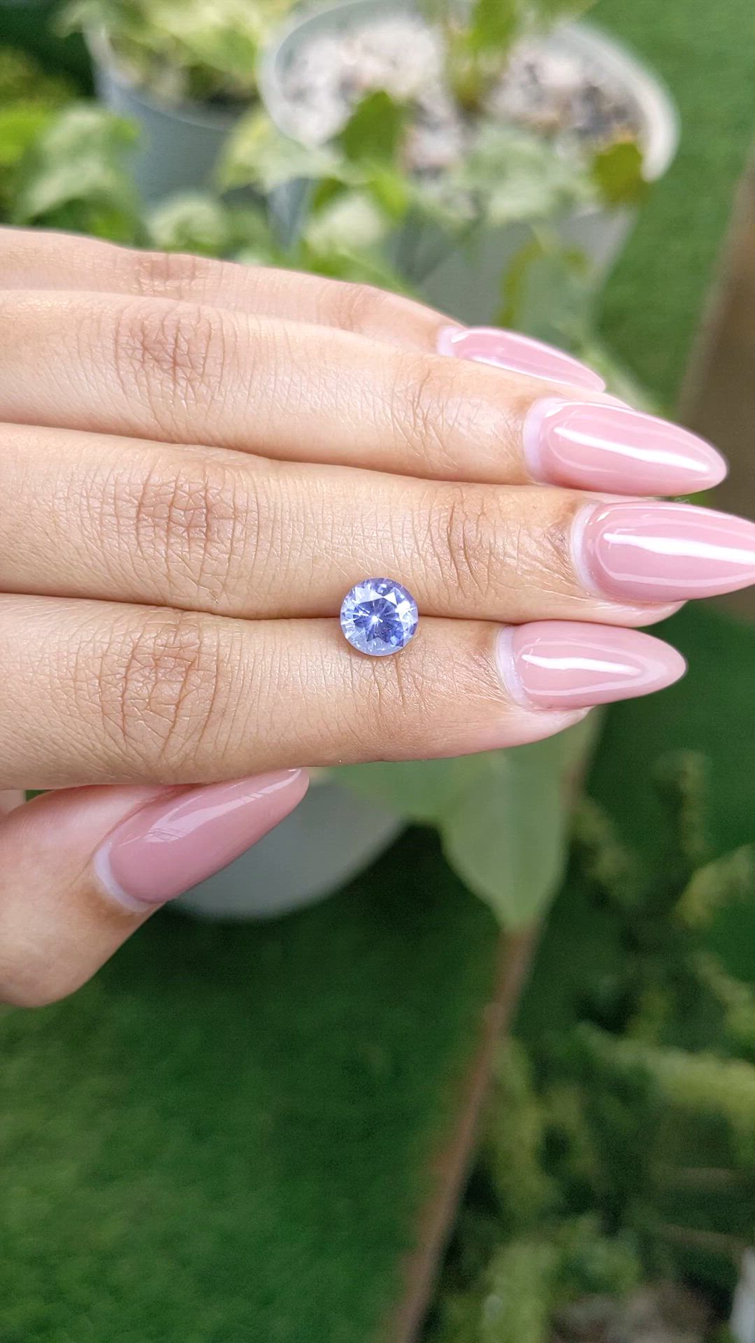 1.89 Ct. Blue Sapphire from Ceylon (Sri Lanka) Size Video