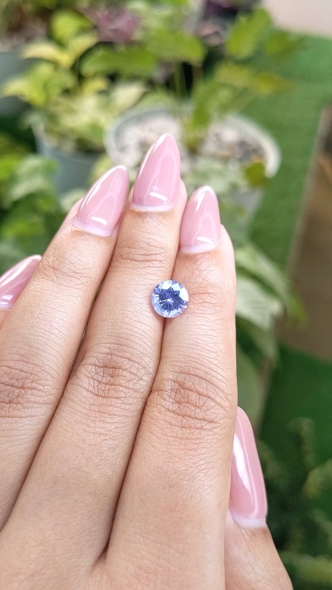 1.89 Ct. Blue Sapphire from Ceylon (Sri Lanka) Size Video