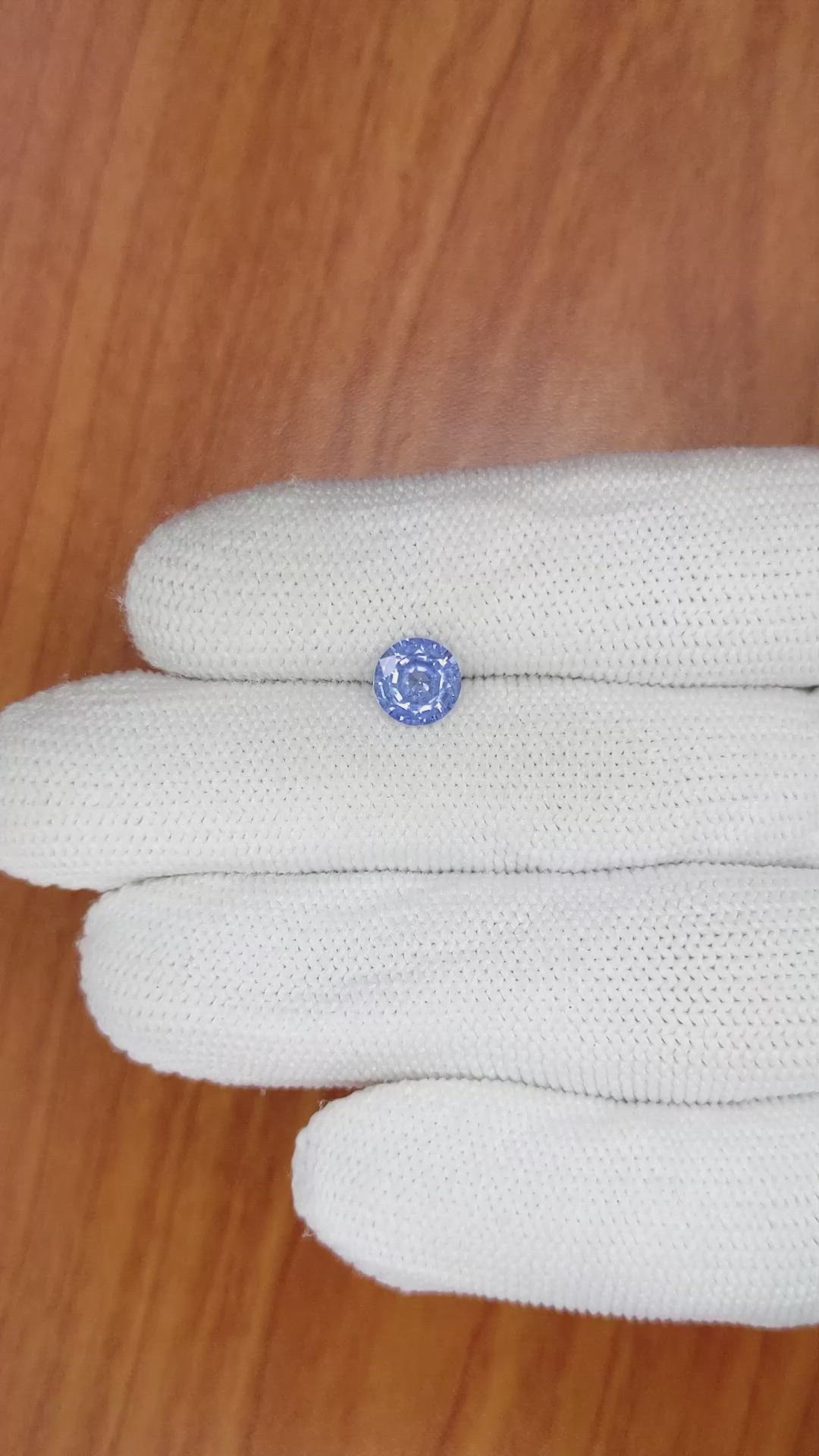 1.31 Ct. Blue Sapphire from Ceylon (Sri Lanka) Size Video