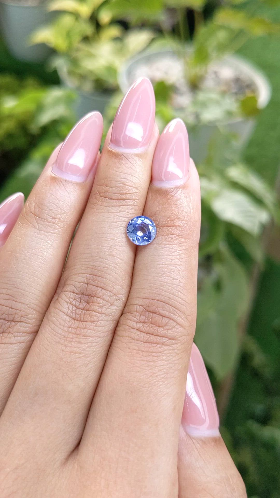 1.31 Ct. Blue Sapphire from Ceylon (Sri Lanka) Size Video