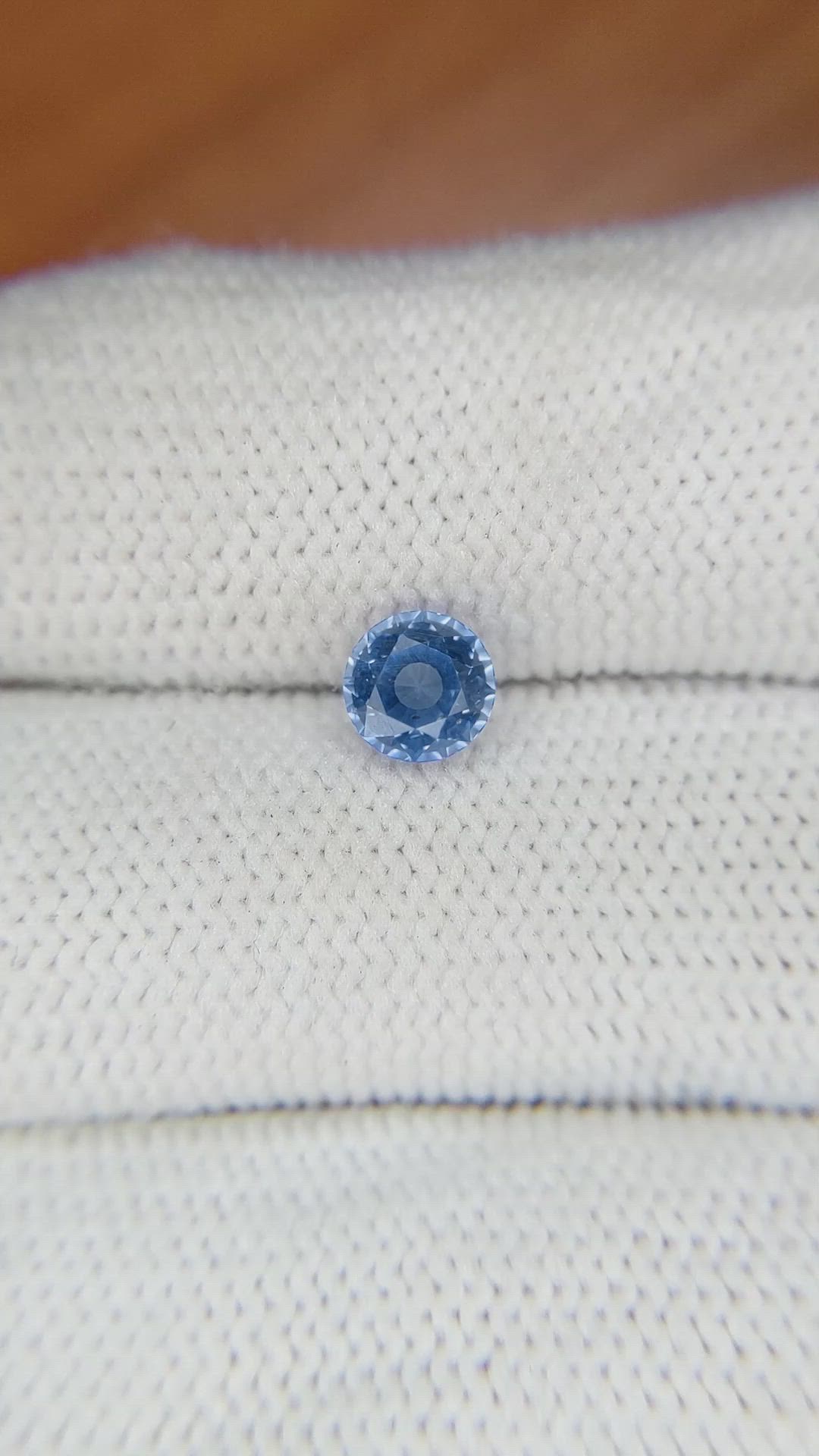 0.99 Ct. Blue Sapphire from Ceylon (Sri Lanka) Size Video