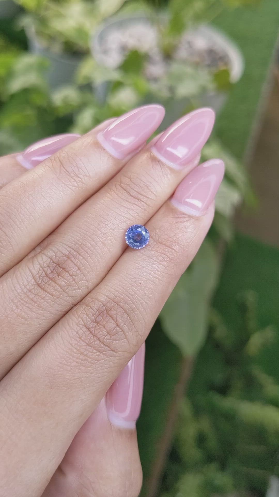 0.99 Ct. Blue Sapphire from Ceylon (Sri Lanka) Size Video