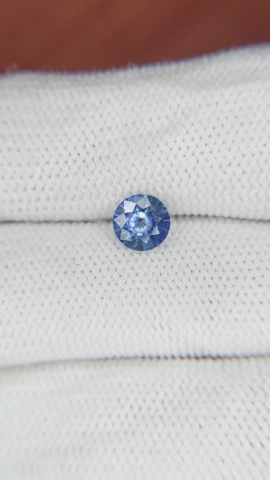 0.88 Ct. Blue Sapphire from Ceylon (Sri Lanka) Size Video