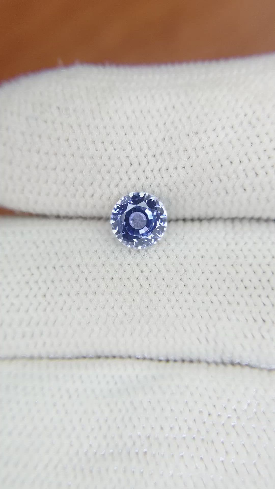 1.06 Ct. Blue Sapphire from Ceylon (Sri Lanka) Size Video