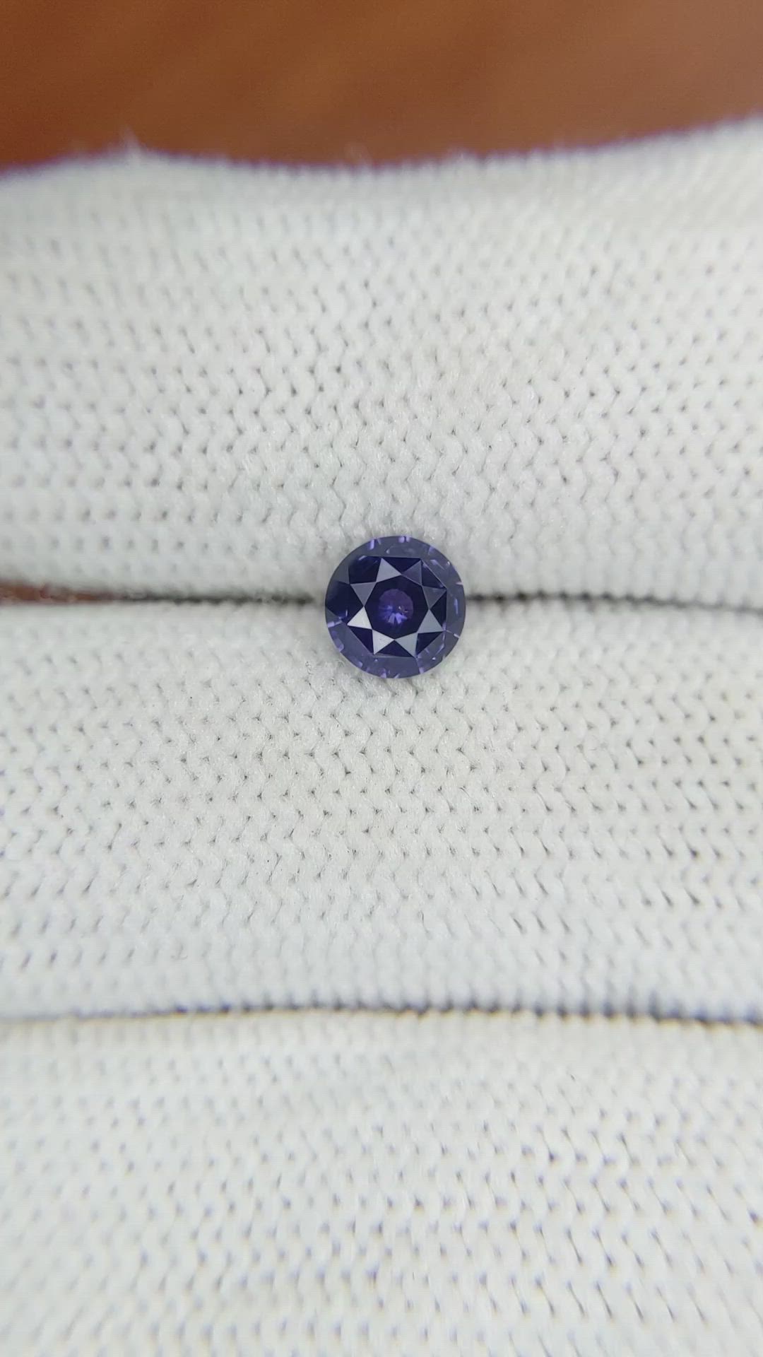 0.79 Ct. Blue Sapphire from Ceylon (Sri Lanka) Size Video