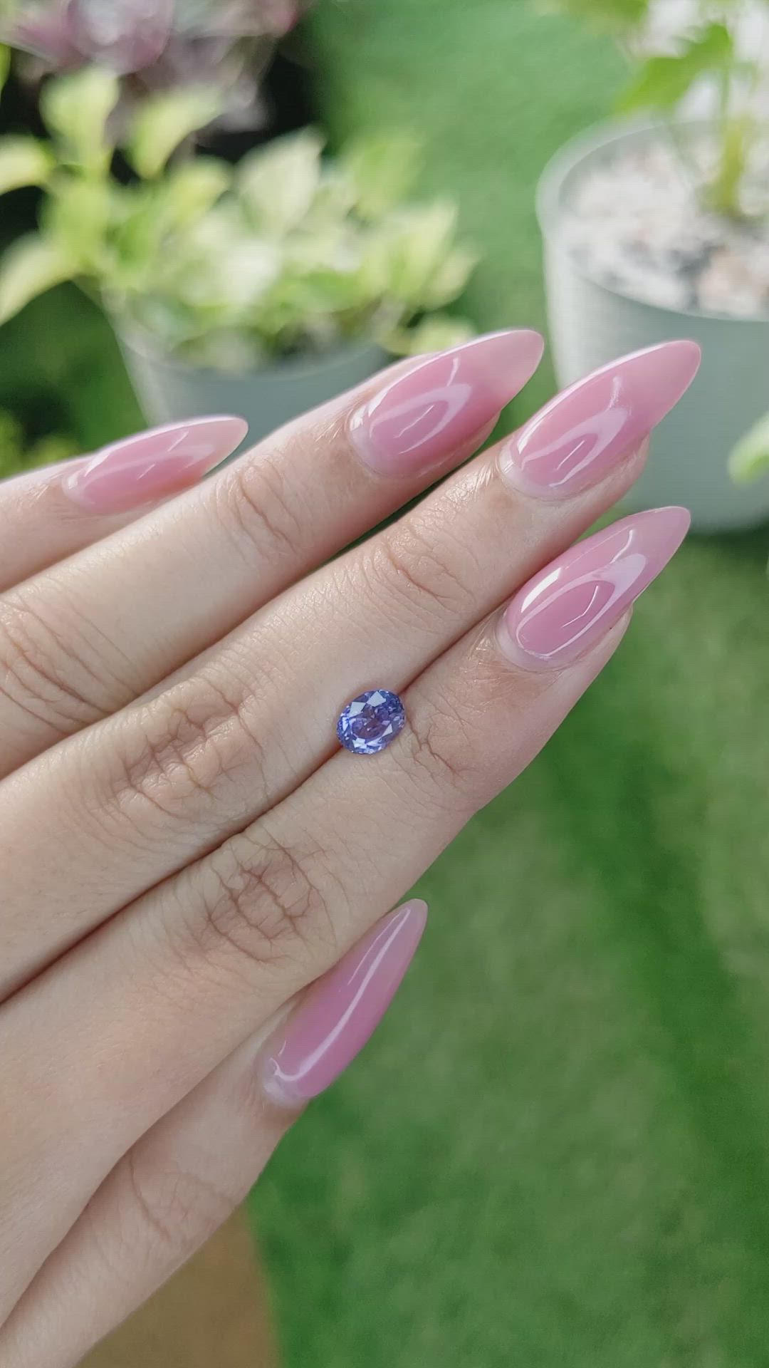 1.25 Ct. Blue Sapphire from Ceylon (Sri Lanka) Size Video