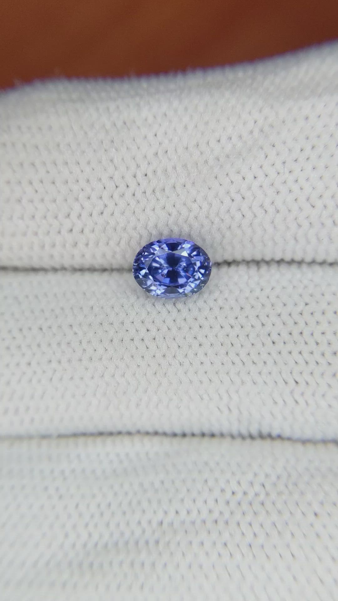1.25 Ct. Blue Sapphire from Ceylon (Sri Lanka) Size Video