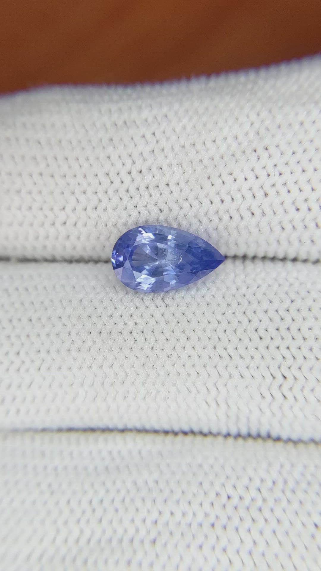 2.04 Ct. Blue Sapphire from Ceylon (Sri Lanka) Size Video