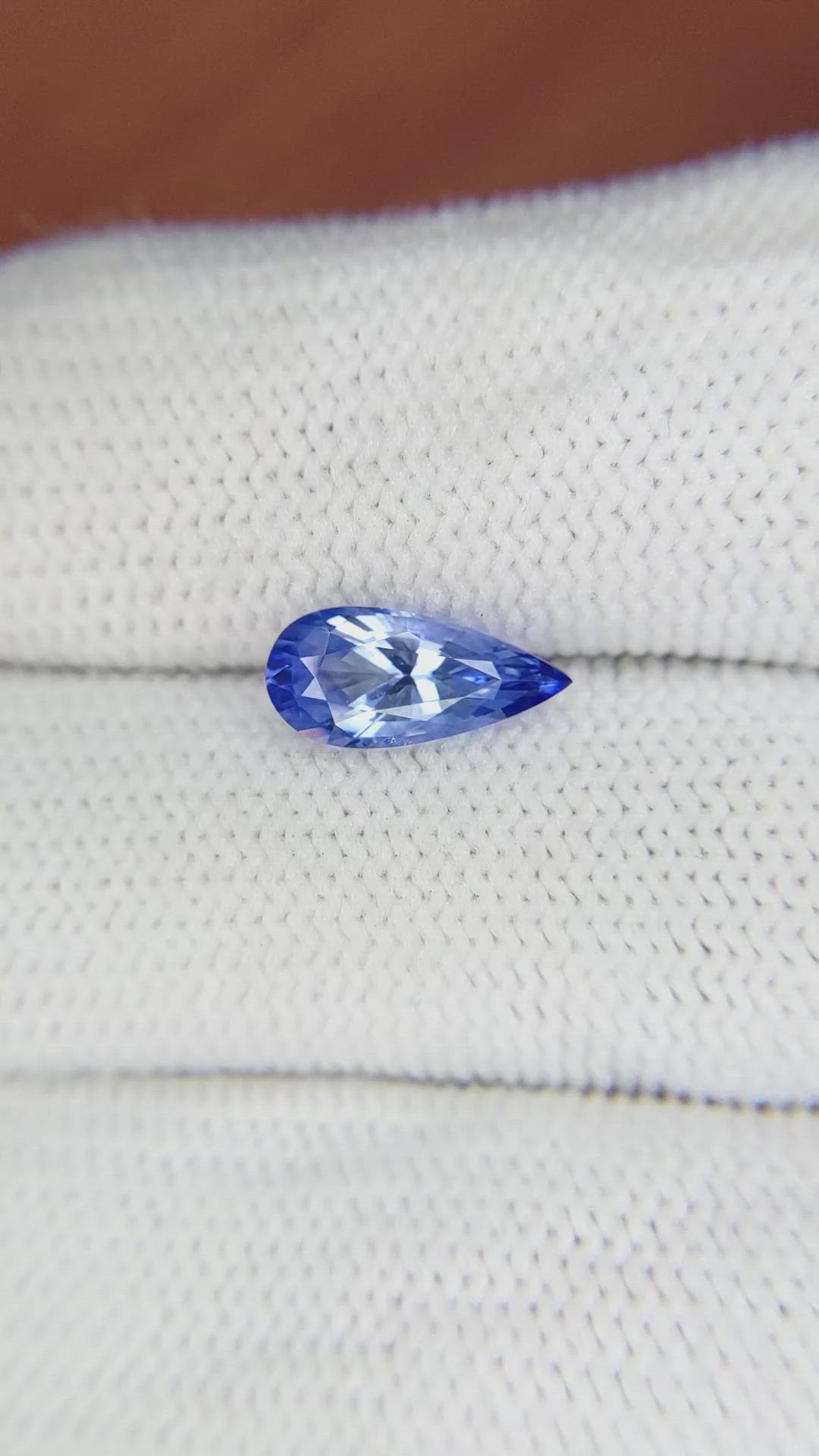 1.60 Ct. Blue Sapphire from Ceylon (Sri Lanka) Size Video