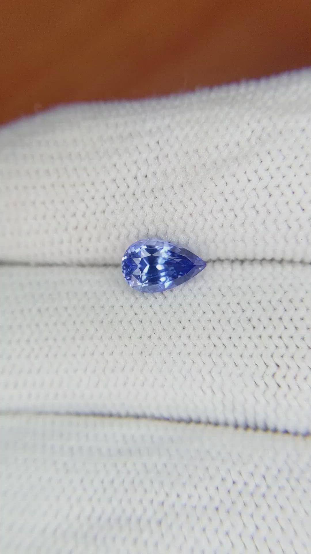 1.16 Ct. Blue Sapphire from Ceylon (Sri Lanka) Size Video