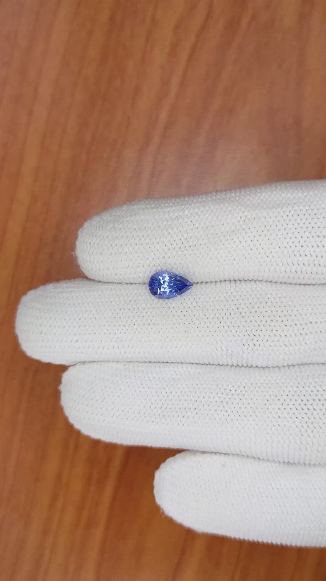 1.16 Ct. Blue Sapphire from Ceylon (Sri Lanka) Size Video