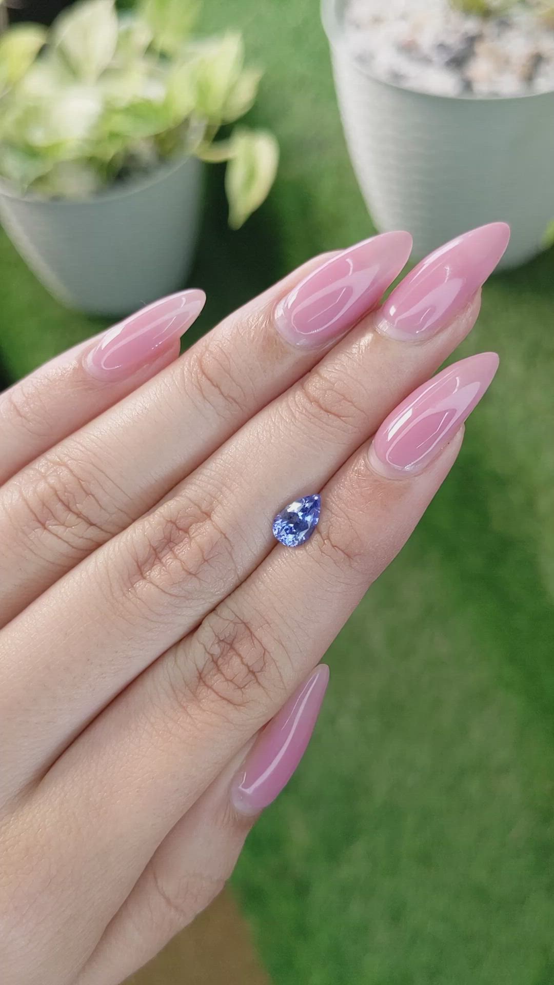 1.16 Ct. Blue Sapphire from Ceylon (Sri Lanka) Size Video
