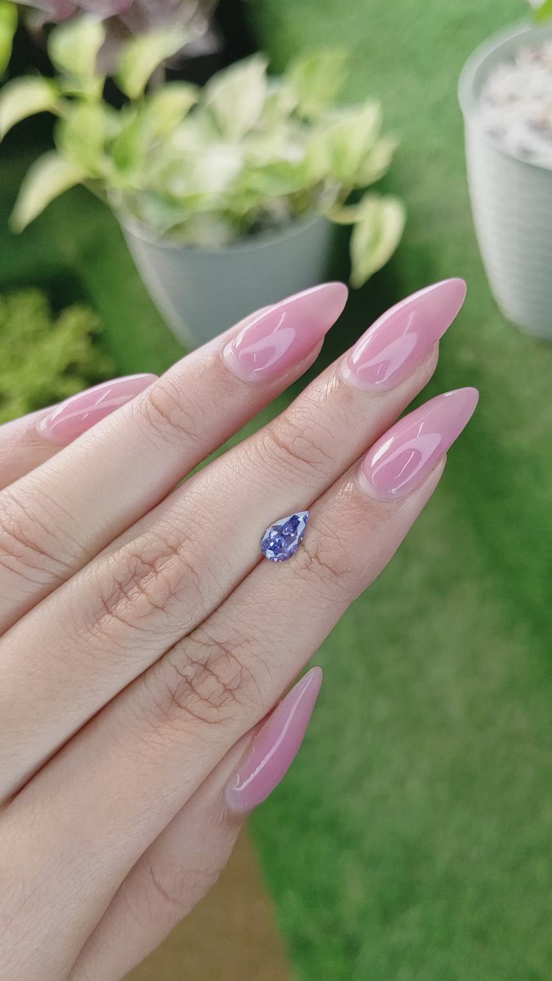 1.04 Ct. Blue Sapphire from Ceylon (Sri Lanka) Size Video
