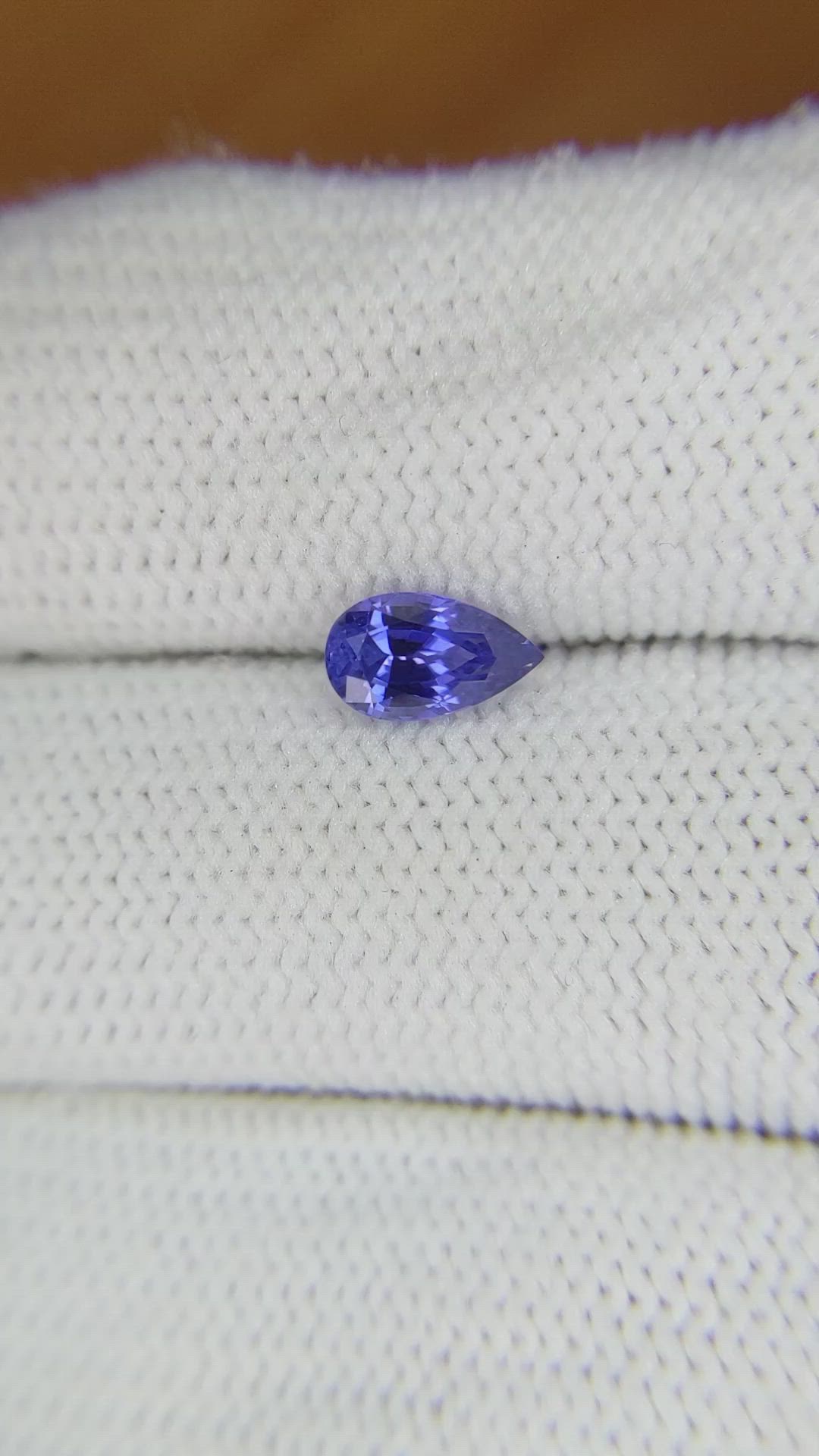 0.91 Ct. Blue Sapphire from Ceylon (Sri Lanka) Size Video