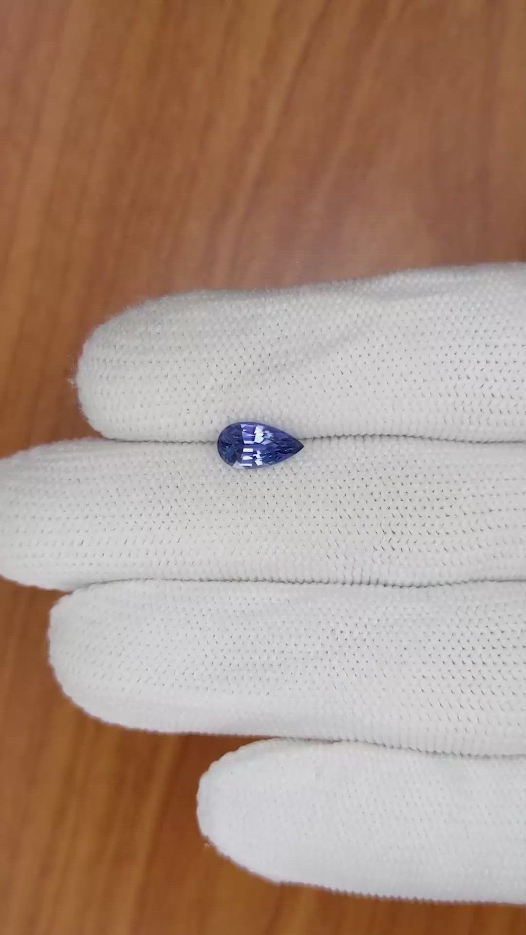 1.21 Ct. Blue Sapphire from Ceylon (Sri Lanka) Size Video