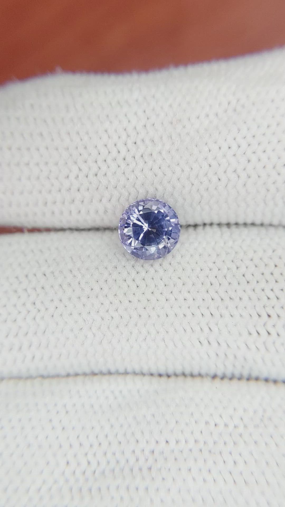 1.31 Ct. Violet Sapphire from Ceylon (Sri Lanka) Size Video