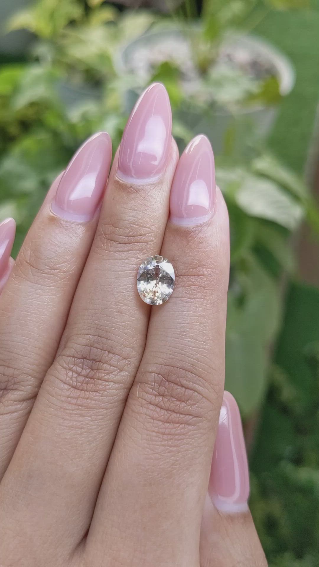 1.99 Ct. Bi Color Sapphire from Ceylon (Sri Lanka) Size Video