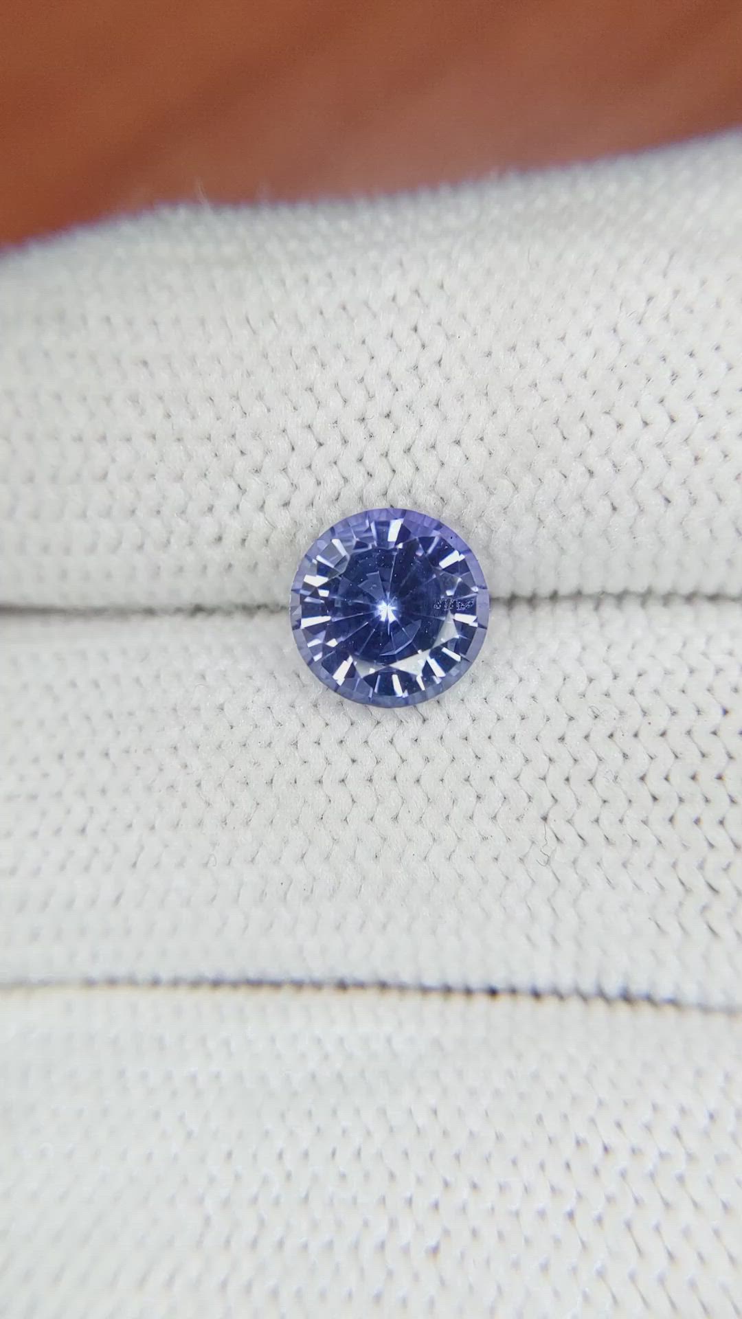 1.96 Ct. Purplish Blue Sapphire from Ceylon (Sri Lanka) Size Video