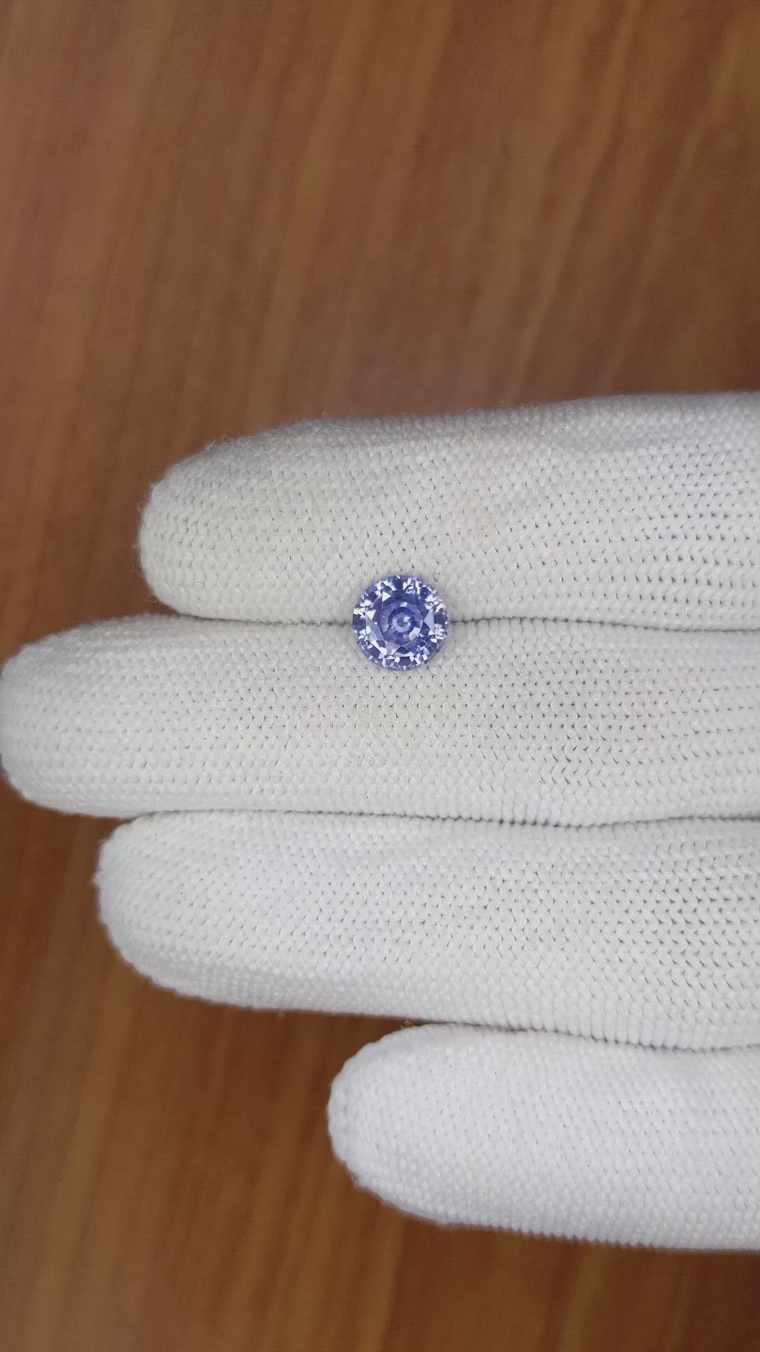 2.04 Ct. Blue Sapphire from Ceylon (Sri Lanka) Size Video