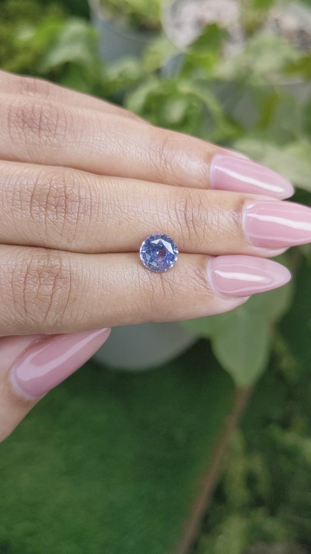 2.04 Ct. Blue Sapphire from Ceylon (Sri Lanka) Size Video